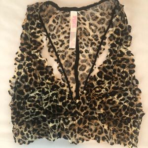 Pink leopard Bralette